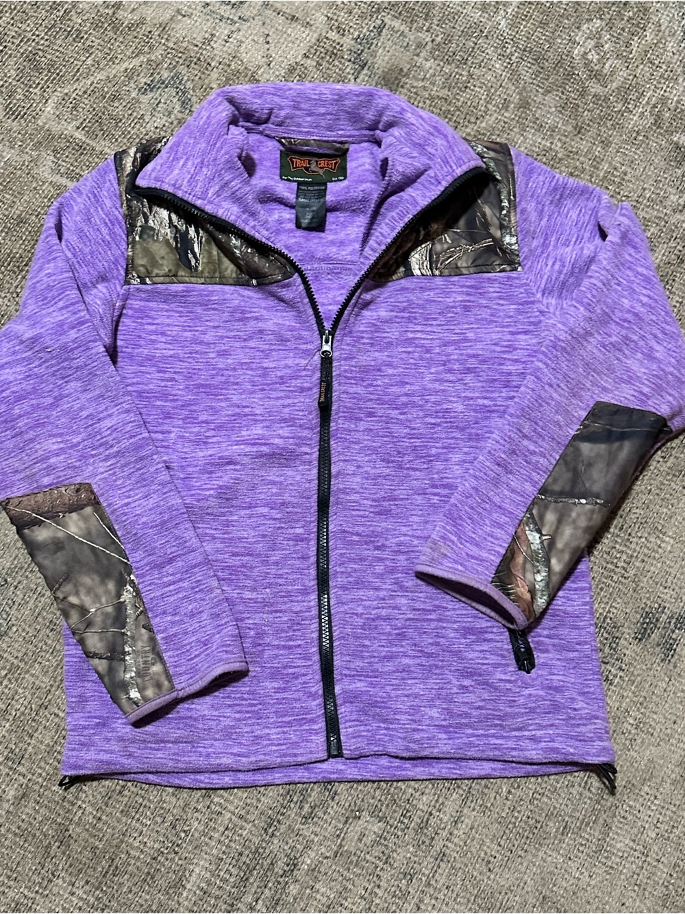 Trail crest zip up